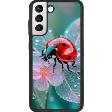 Samsung Galaxy S21 FE 5G Case Hülle - Silikon schwarz Ladybird in bloom Spring 2026