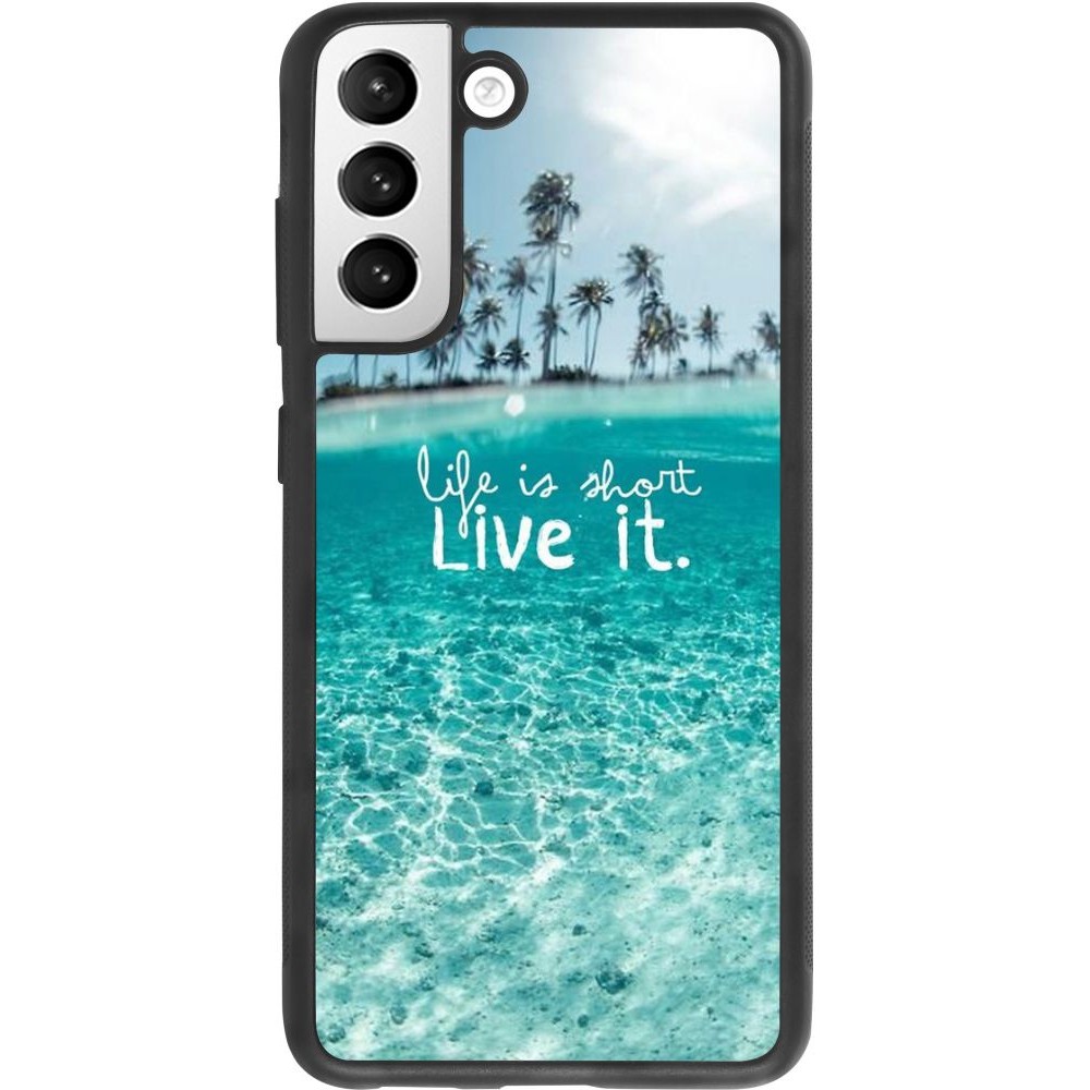 Coque Samsung Galaxy S21 FE 5G - Silicone rigide noir Summer 18 24