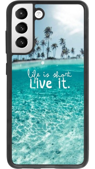 Coque Samsung Galaxy S21 FE 5G - Silicone rigide noir Summer 18 24