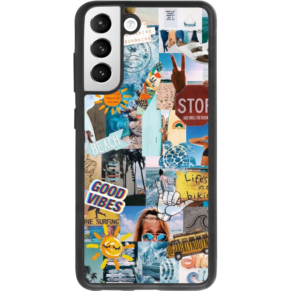 Coque Samsung Galaxy S21 FE 5G - Silicone rigide noir Summer 2021 15