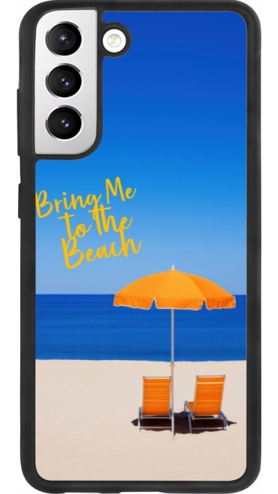 Coque Samsung Galaxy S21 FE 5G - Silicone rigide noir Summer 2025 Bring me to the beach