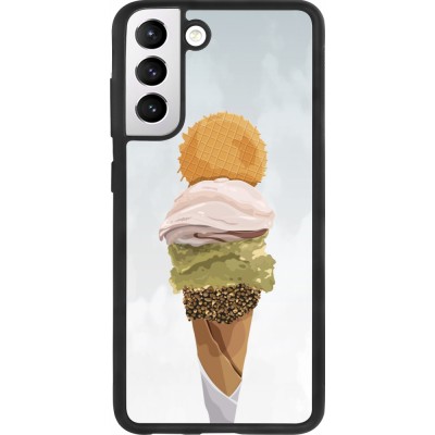 Coque Samsung Galaxy S21 FE 5G - Silicone rigide noir Summer 2025 Cornet