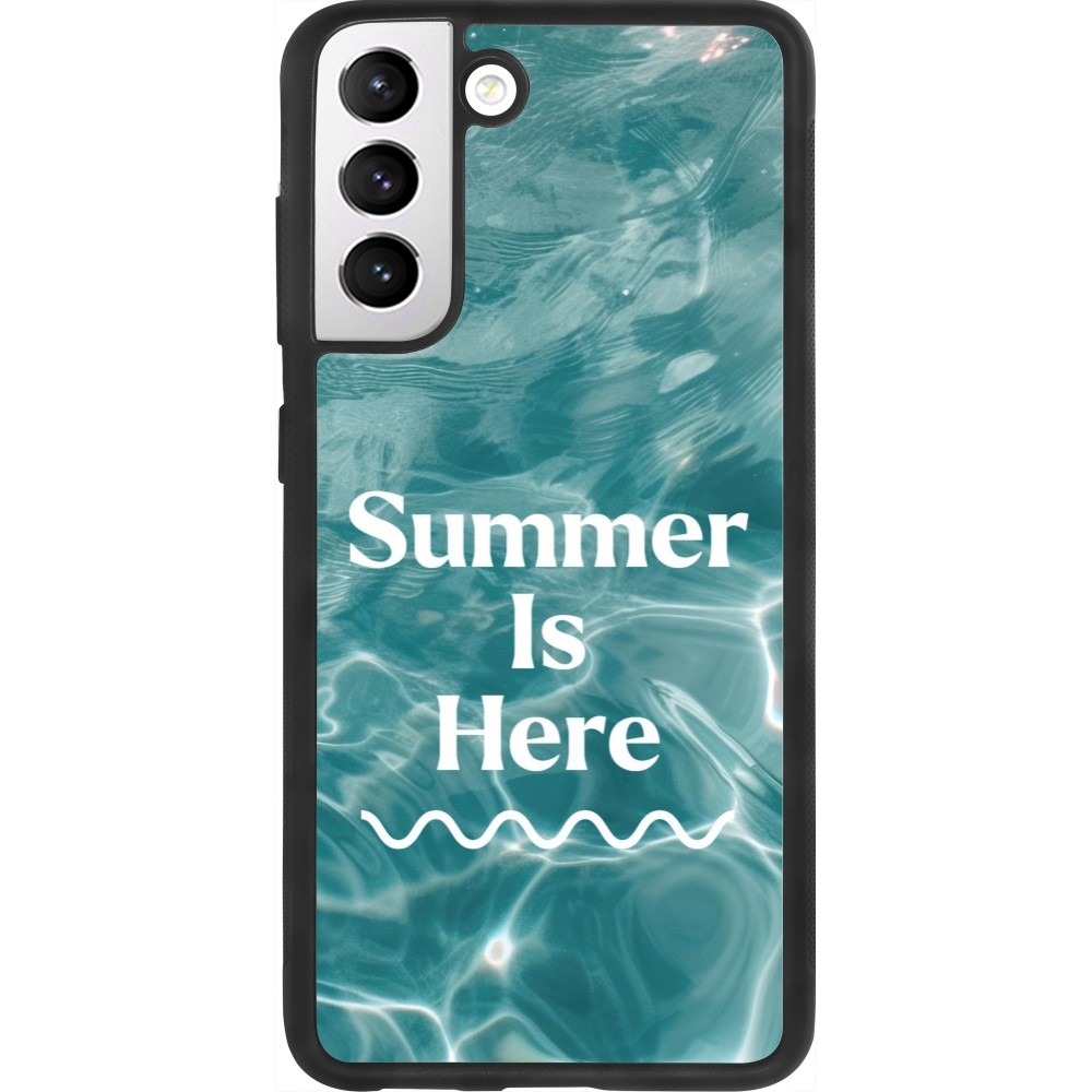 Samsung Galaxy S21 FE 5G Case Hülle - Silikon schwarz Summer 2025 Summer is here