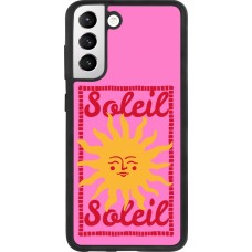 Coque Samsung Galaxy S21 FE 5G - Silicone rigide noir Sun sun 2026