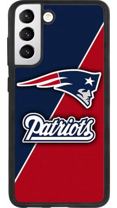 Samsung Galaxy S21 FE 5G Case Hülle - Silikon schwarz Super Bowl 26 Patriots 1