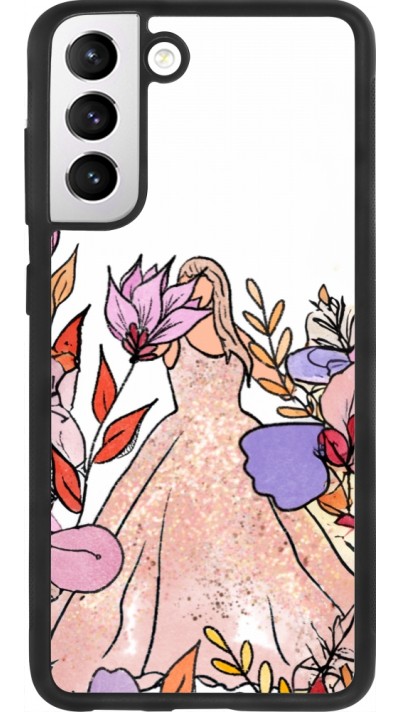 Samsung Galaxy S21 FE 5G Case Hülle - Silikon schwarz Taylor Swift Sketch - White