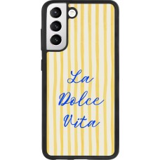 Coque Samsung Galaxy S21 FE 5G - Silicone rigide noir The good life 2026