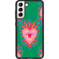 Coque Samsung Galaxy S21 FE 5G - Silicone rigide noir Viva la vida 2026