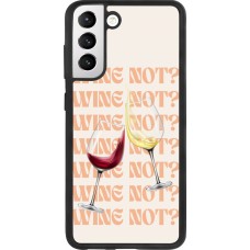 Samsung Galaxy S21 FE 5G Case Hülle - Silikon schwarz Wine not