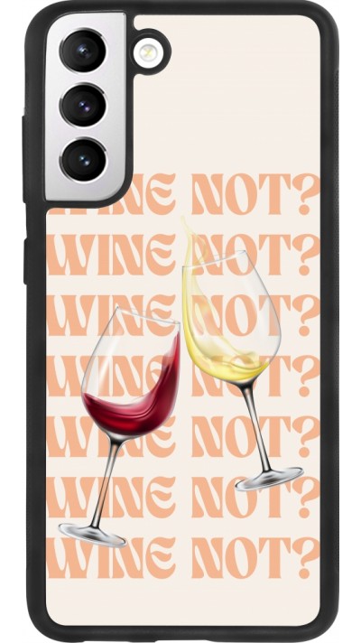 Samsung Galaxy S21 FE 5G Case Hülle - Silikon schwarz Wine not