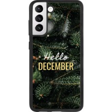 Samsung Galaxy S21 FE 5G Case Hülle - Silikon schwarz Winter 25 Winter hello december