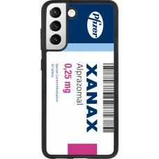 Coque Samsung Galaxy S21 FE 5G - Silicone rigide noir Xanax Alprazolam 2025