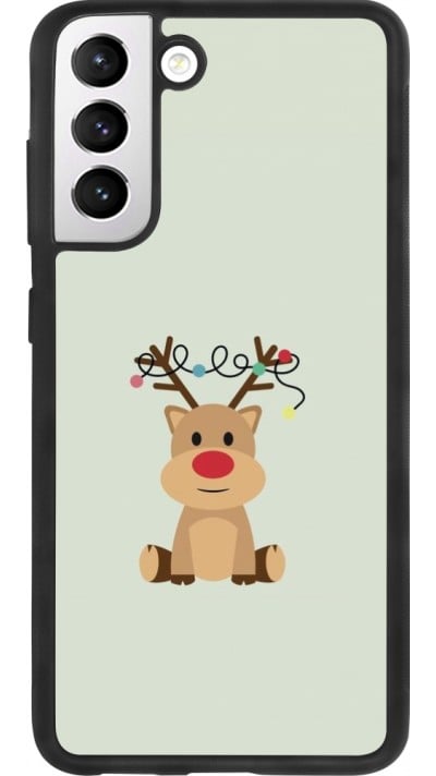 Samsung Galaxy S21 FE 5G Case Hülle - Silikon schwarz Christmas 22 baby reindeer