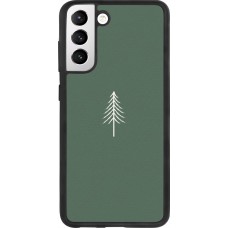 Samsung Galaxy S21 FE 5G Case Hülle - Silikon schwarz Christmas 22 minimalist tree