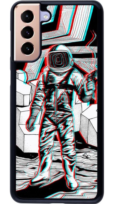 Coque Samsung Galaxy S21+ 5G - Anaglyph Astronaut