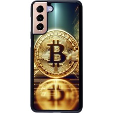 Samsung Galaxy S21+ 5G Case Hülle - Bitcoin Stehen