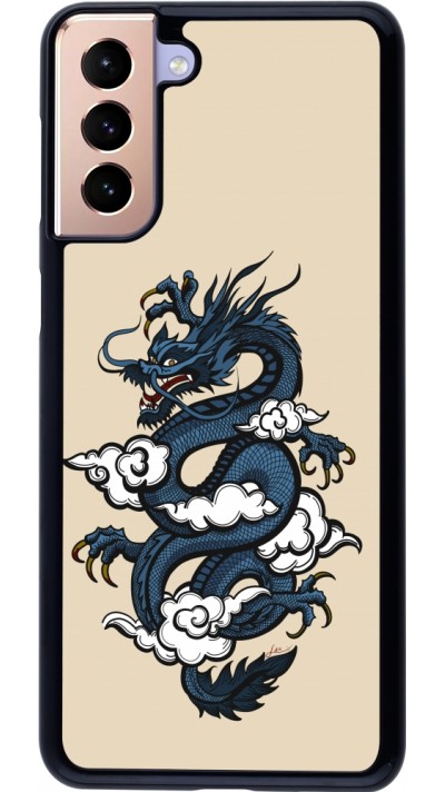 Samsung Galaxy S21+ 5G Case Hülle - Blue Dragon Tattoo