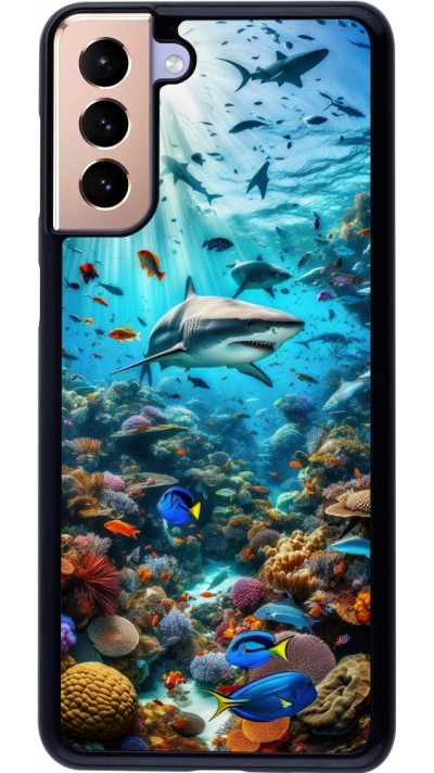 Samsung Galaxy S21+ 5G Case Hülle - Bora Bora Meer und Wunder