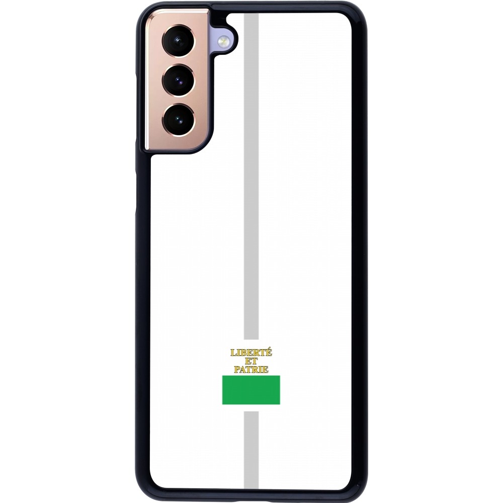 Coque Samsung Galaxy S21+ 5G - Canton VD blanc
