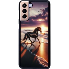 Samsung Galaxy S21+ 5G Case Hülle - Pferd majestätisch Strand