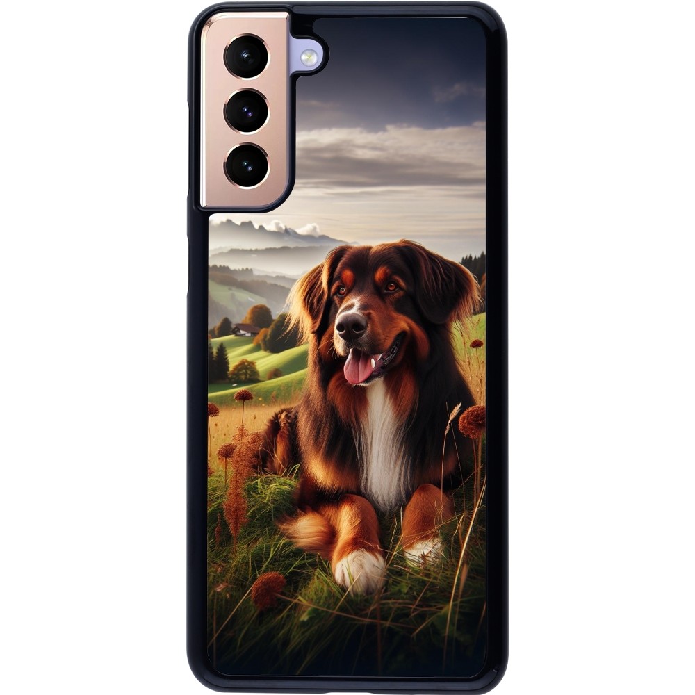 Samsung Galaxy S21+ 5G Case Hülle - Hund Land Schweiz