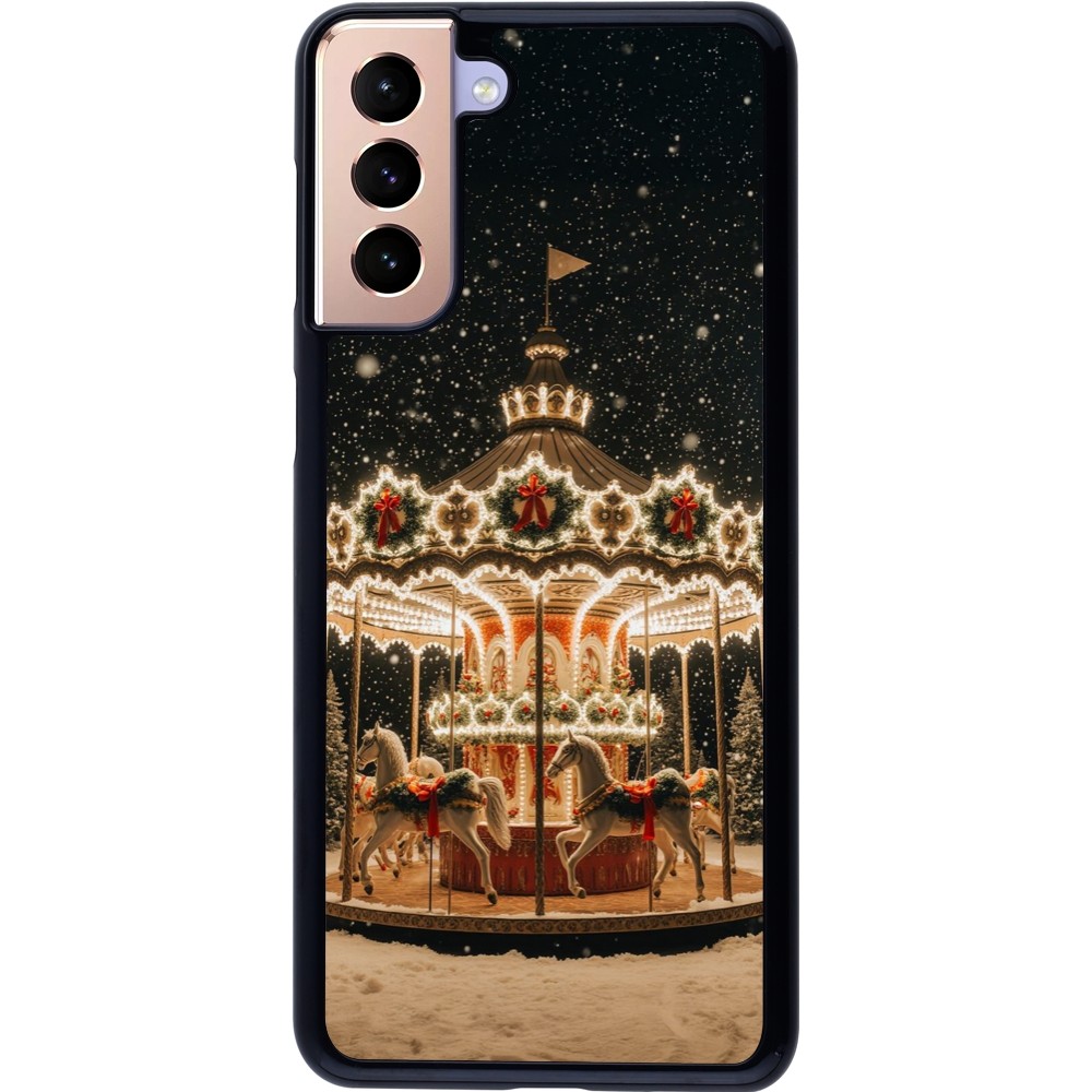 Coque Samsung Galaxy S21+ 5G - Christmas 25 Carousel