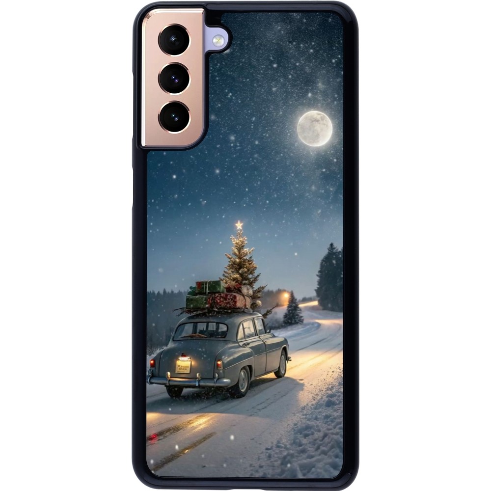 Coque Samsung Galaxy S21+ 5G - Christmas 25 Car with Tree Xmas