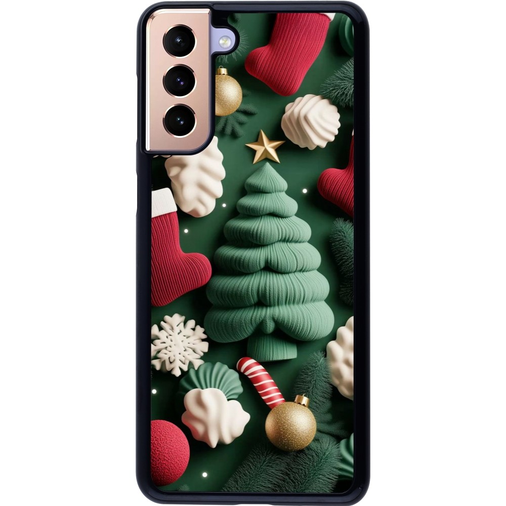 Coque Samsung Galaxy S21+ 5G - Christmas 25 Christmas textiles