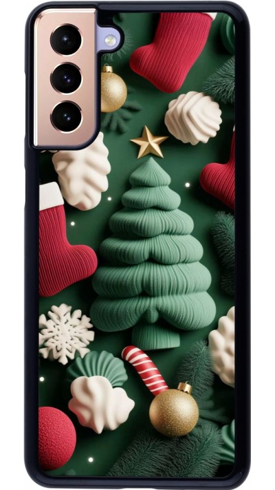 Coque Samsung Galaxy S21+ 5G - Christmas 25 Christmas textiles
