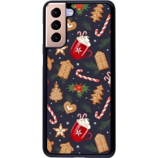 Coque Samsung Galaxy S21+ 5G - Christmas 25 Pattern Gingerbread House