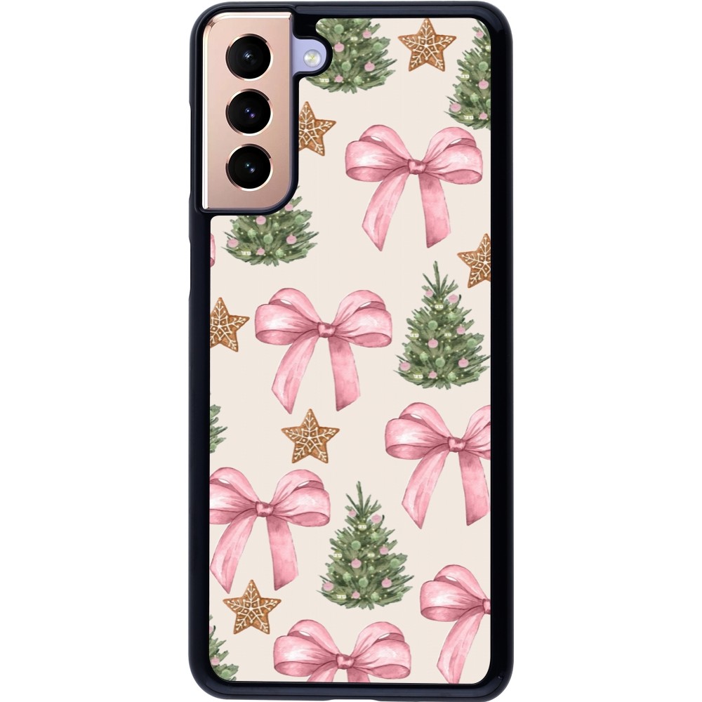 Coque Samsung Galaxy S21+ 5G - Christmas 25 Vintage Ribbons