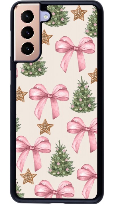 Coque Samsung Galaxy S21+ 5G - Christmas 25 Vintage Ribbons