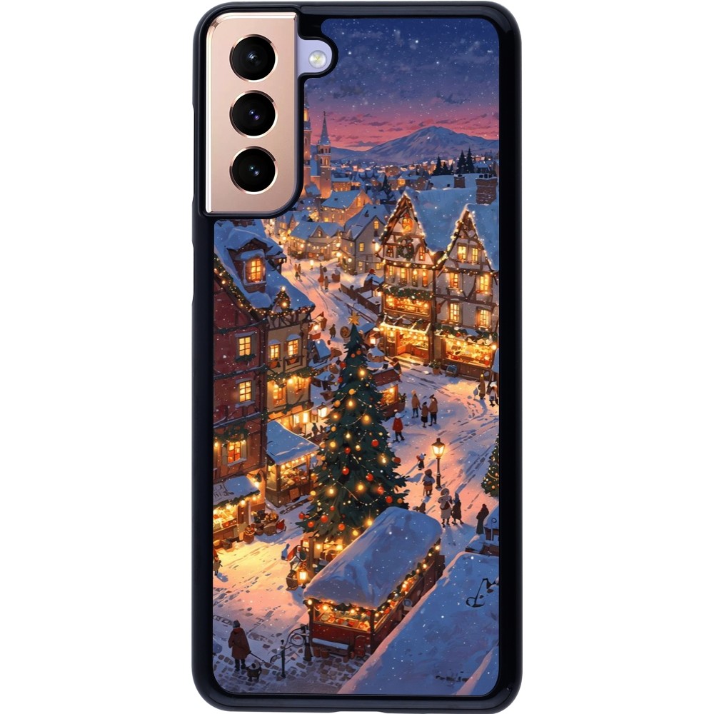 Coque Samsung Galaxy S21+ 5G - Christmas 25 Xmas Village
