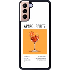 Samsung Galaxy S21+ 5G Case Hülle - Cocktail Rezept Aperol Spritz