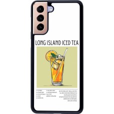 Samsung Galaxy S21+ 5G Case Hülle - Cocktail Rezept Long Island Ice Tea