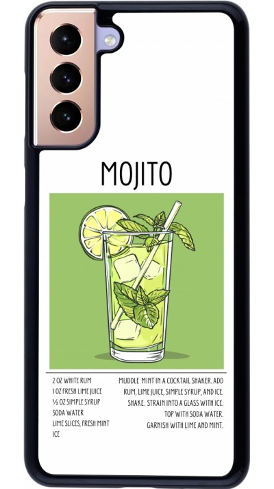 Coque Samsung Galaxy S21+ 5G - Cocktail recette Mojito