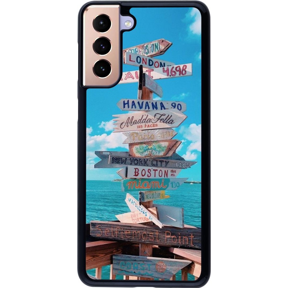 Coque Samsung Galaxy S21+ 5G - Cool Cities Directions