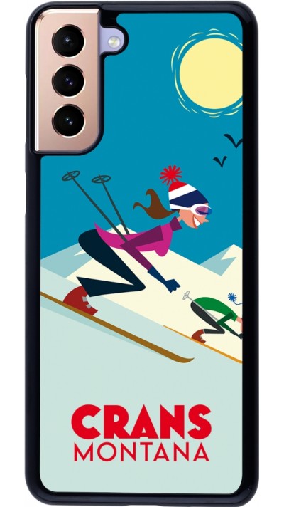 Coque Samsung Galaxy S21+ 5G - Crans-Montana Ski Downhill
