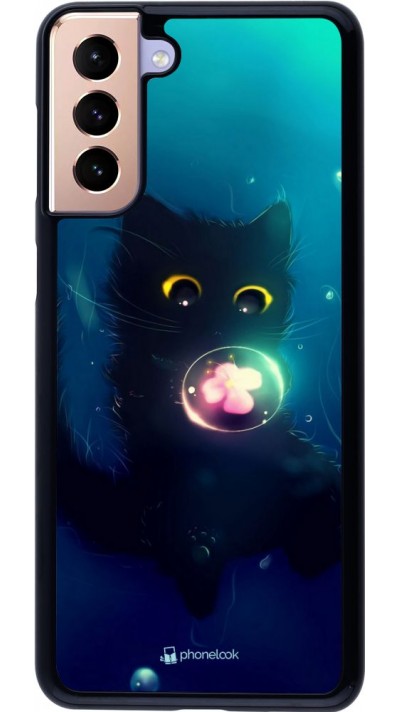 Coque Samsung Galaxy S21+ 5G - Cute Cat Bubble
