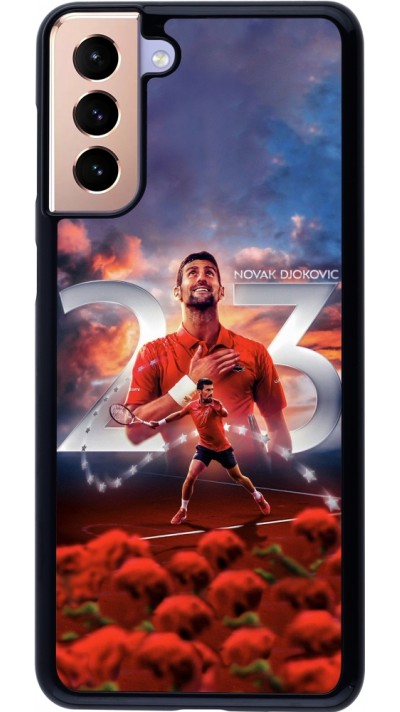 Coque Samsung Galaxy S21+ 5G - Djokovic 23 Grand Slam