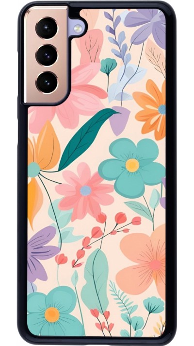 Samsung Galaxy S21+ 5G Case Hülle - Easter 2024 spring flowers