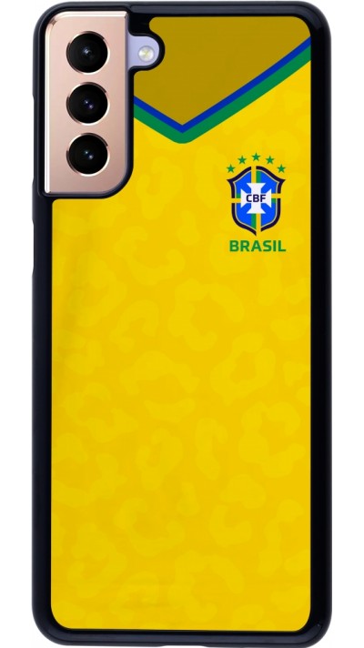 Samsung Galaxy S21+ 5G Case Hülle - Brasilien 2022 personalisierbares Fußballtrikot