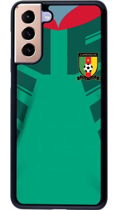 Coque Samsung Galaxy S21+ 5G - Maillot de football Cameroun 2022 personnalisable