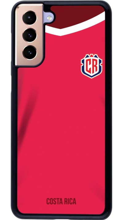 Coque Samsung Galaxy S21+ 5G - Maillot de football Costa Rica 2022 personnalisable