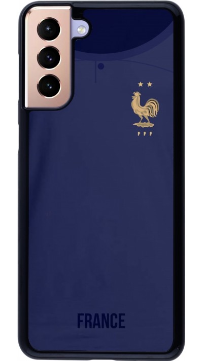 Coque Samsung Galaxy S21+ 5G - Maillot de football France 2022 personnalisable