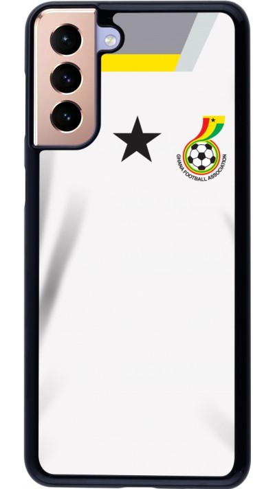 Coque Samsung Galaxy S21+ 5G - Maillot de football Ghana 2022 personnalisable