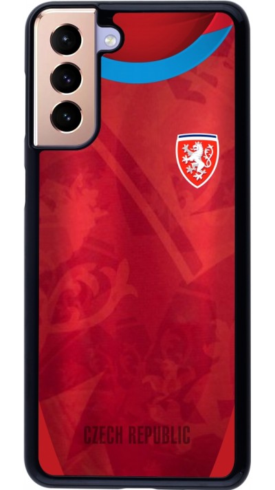 Coque Samsung Galaxy S21+ 5G - Maillot de football République Tchèque personnalisable