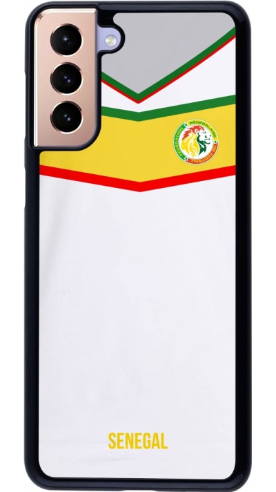 Coque Samsung Galaxy S21+ 5G - Maillot de football Senegal 2022 personnalisable
