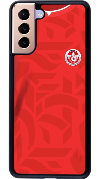 Coque Samsung Galaxy S21+ 5G - Maillot de football Tunisie 2022 personnalisable