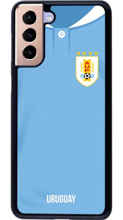 Coque Samsung Galaxy S21+ 5G - Maillot de football Uruguay 2022 personnalisable